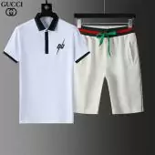 2022 gucci chandals short sleeve t-shirt 2pcs short polo s_aaa724